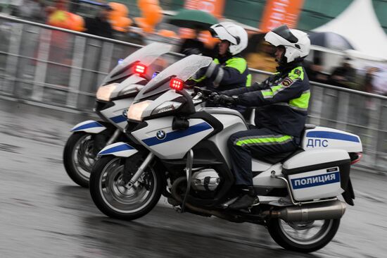 Moscow transport day