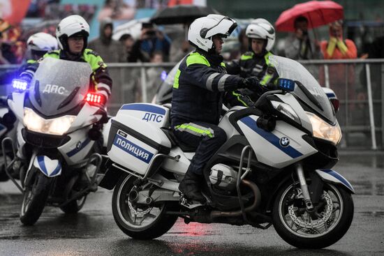Moscow transport day