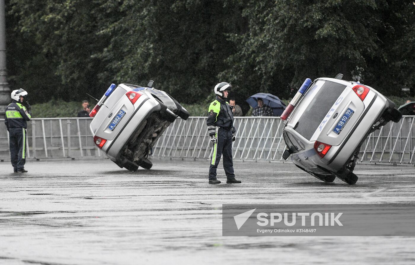 Moscow transport day