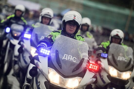 Moscow transport day
