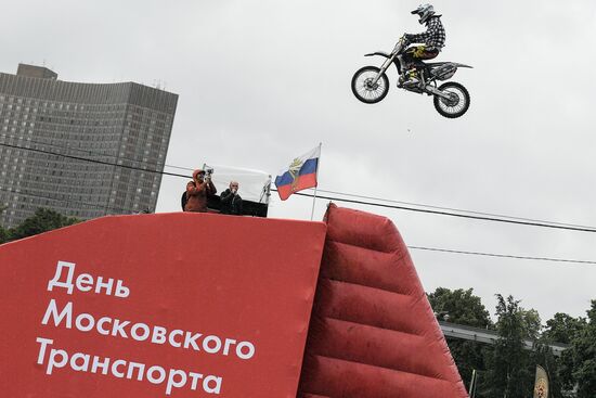 Moscow transport day