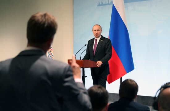 President Vladimir Putin attends G20 summit in Hamburg