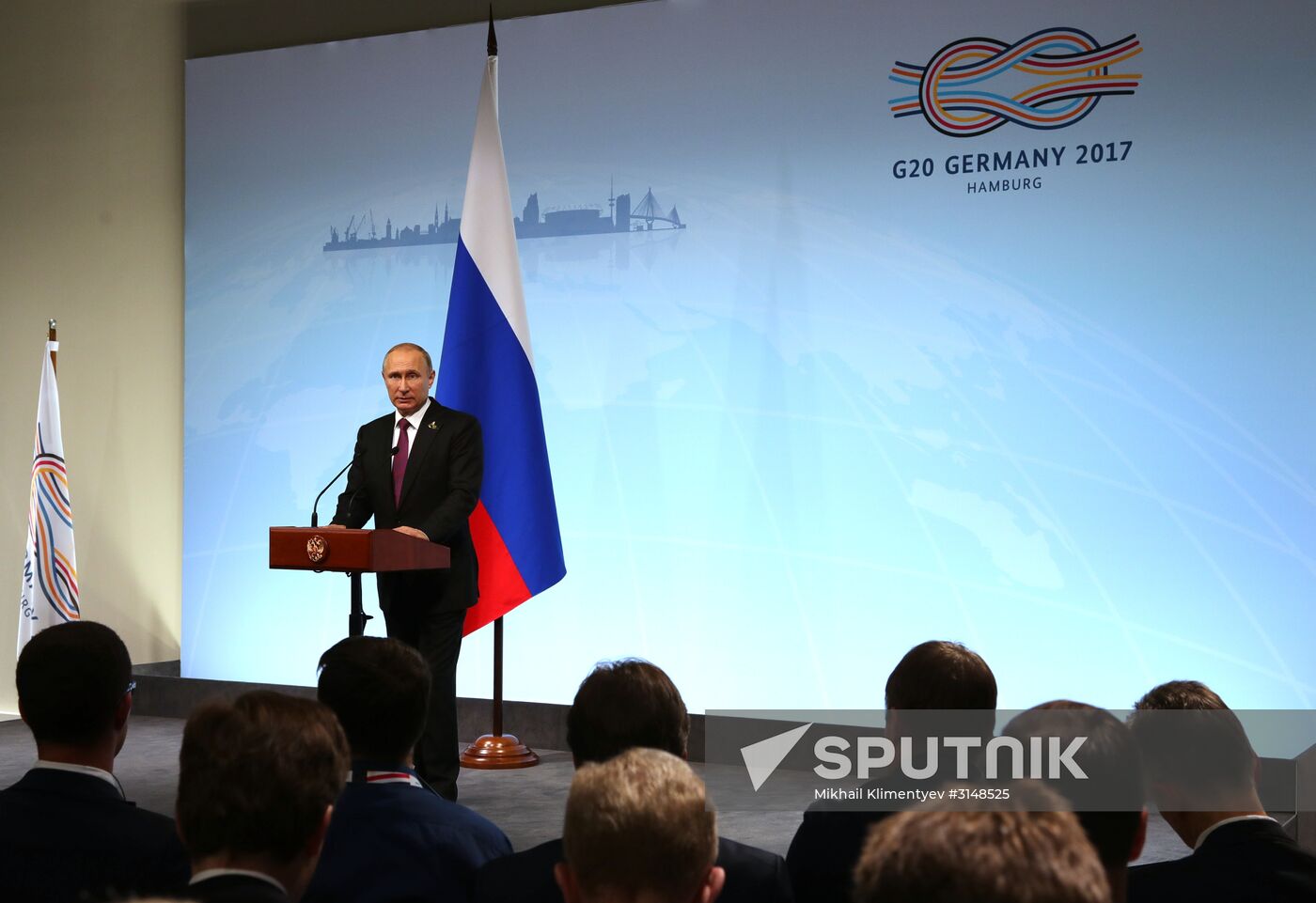 President Vladimir Putin attends G20 summit in Hamburg