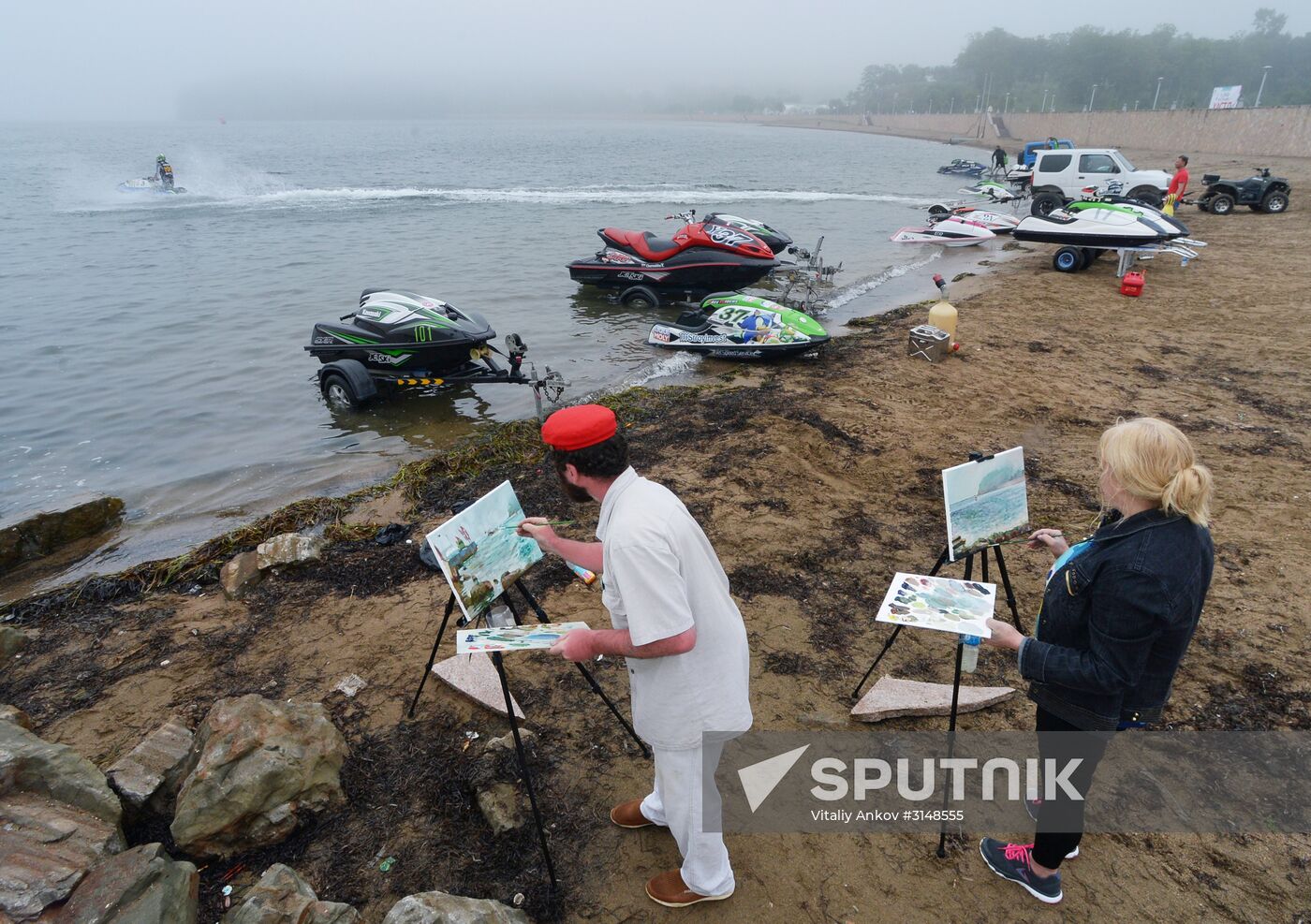 Russian Grand Prix 2017 open championship and Primorye Territory aquabike competition