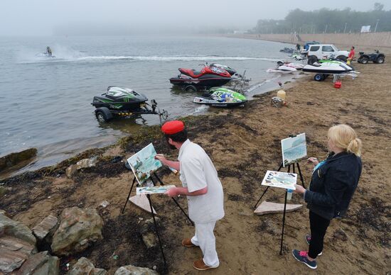 Russian Grand Prix 2017 open championship and Primorye Territory aquabike competition