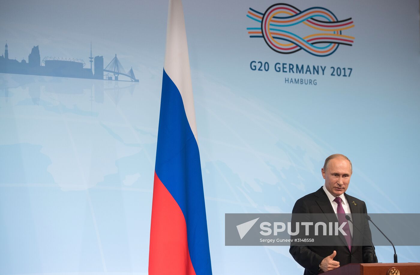 President Vladimir Putin attends G20 summit in Hamburg