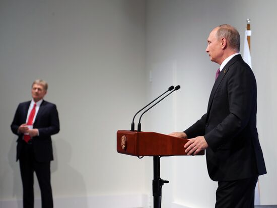 President Vladimir Putin attends G20 summit in Hamburg