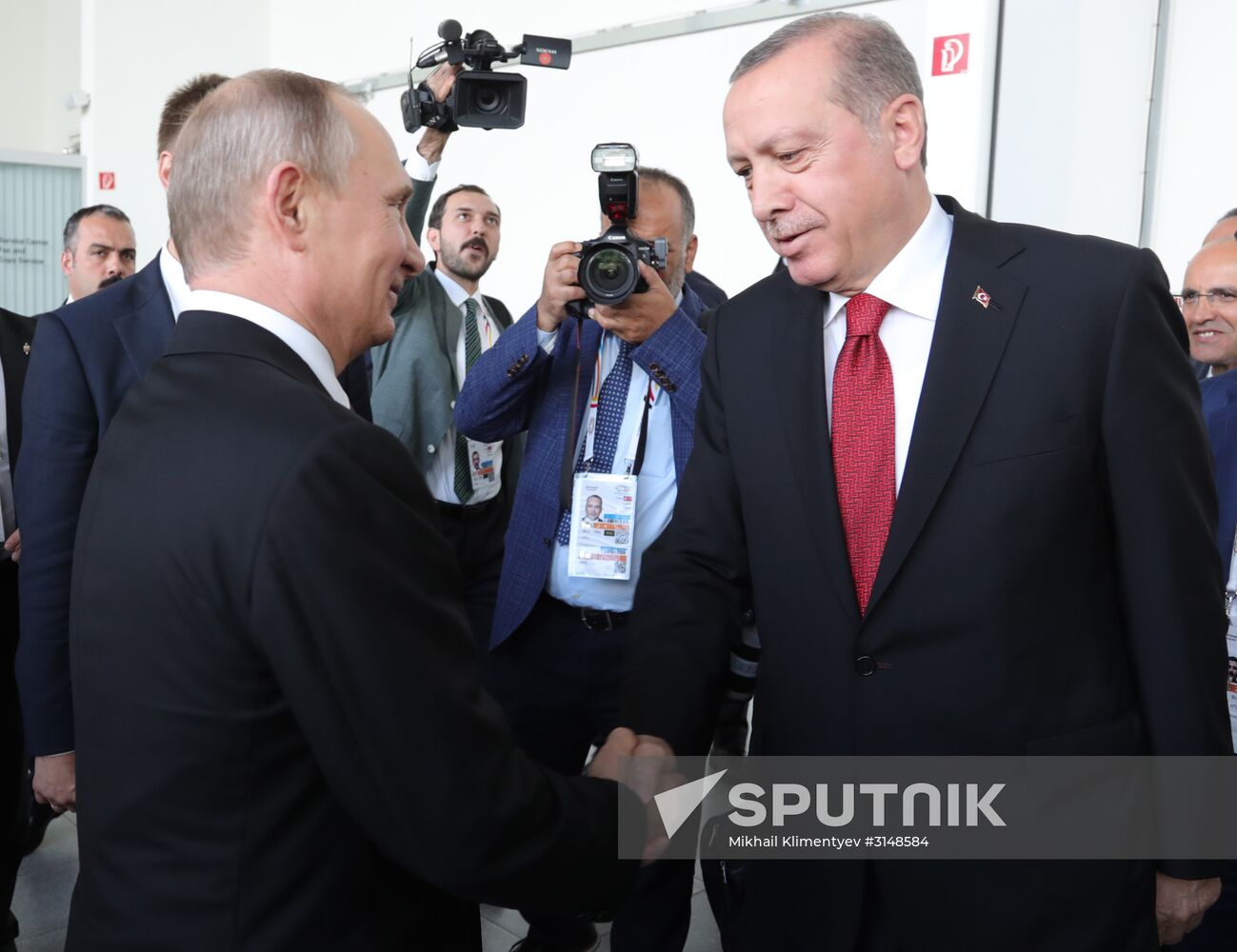 President Vladimir Putin attends G20 summit in Hamburg