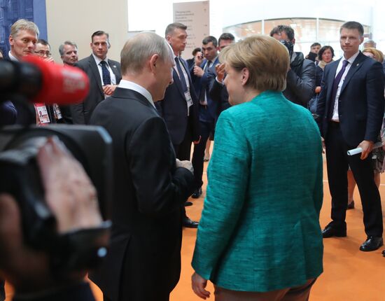 President Vladimir Putin attends G20 summit in Hamburg