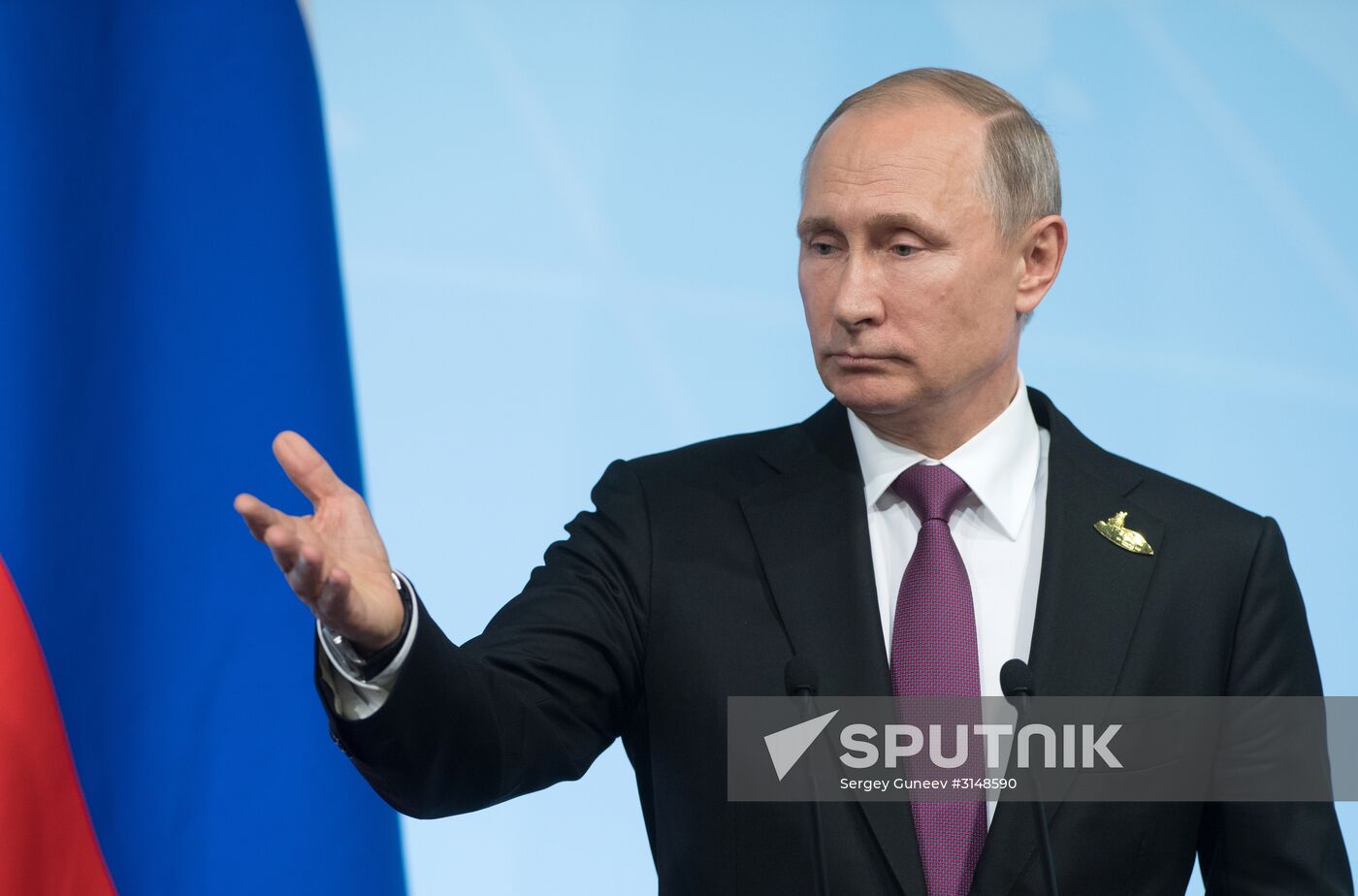 President Vladimir Putin attends G20 summit in Hamburg