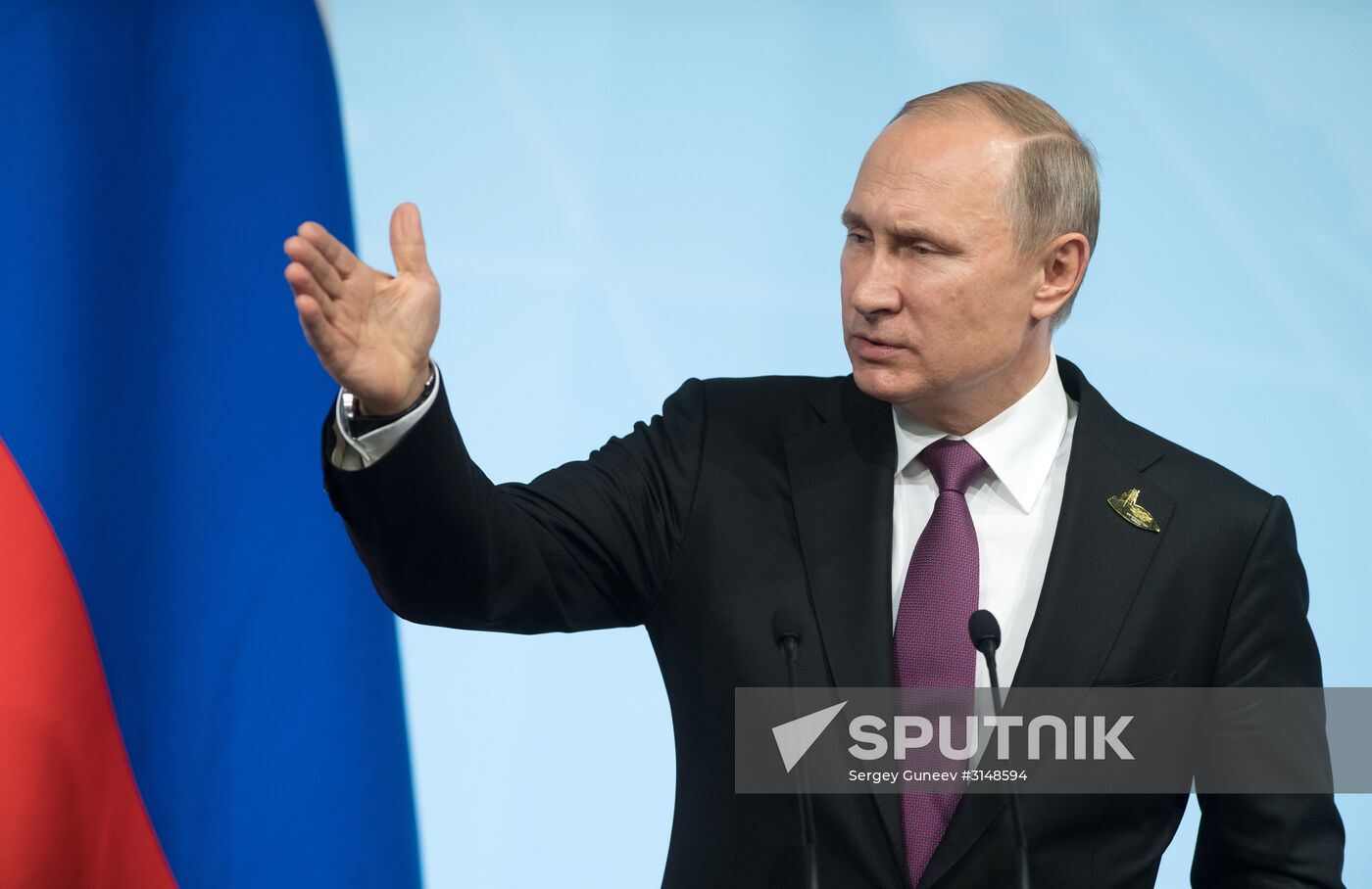 President Vladimir Putin attends G20 summit in Hamburg
