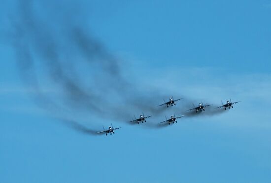 Celebrations mark Russian Aerospace Forces' 105th anniversary in St. Petersburg