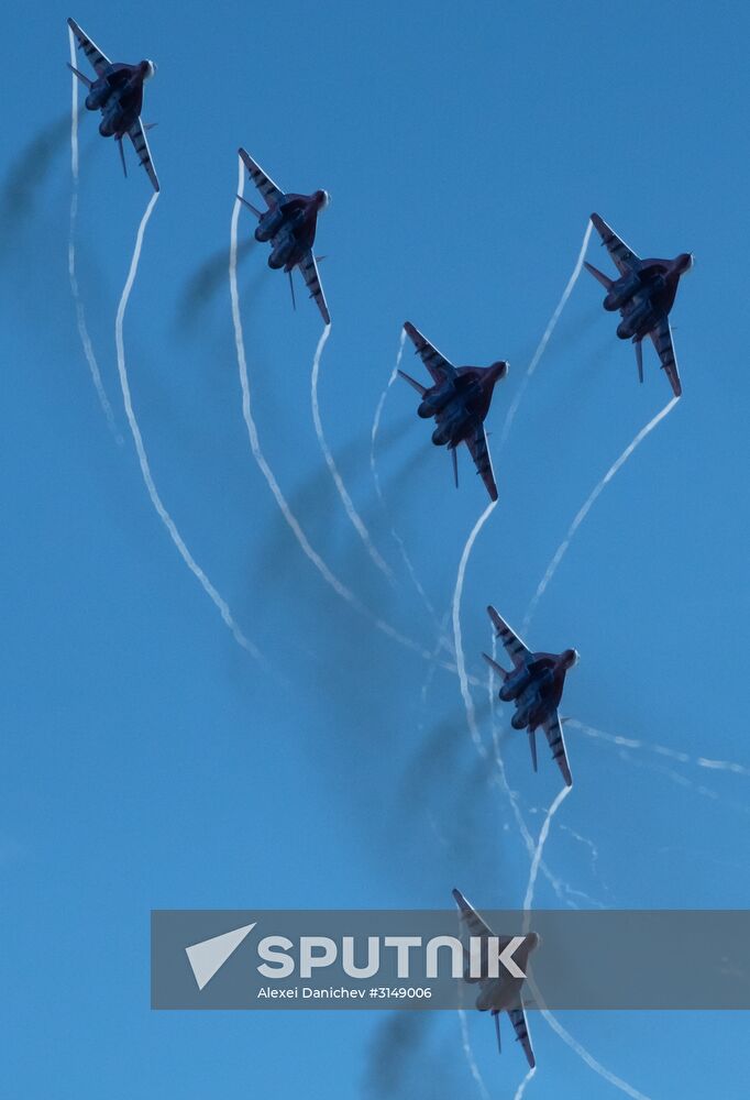 Celebrations mark Russian Aerospace Forces' 105th anniversary in St. Petersburg