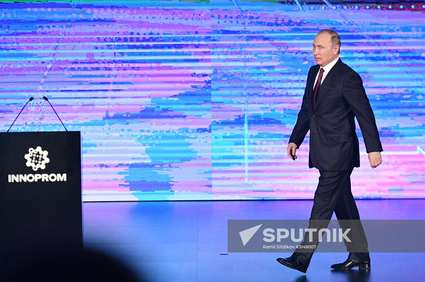 Russian President Vladimir Putin visits Yekaterinburg