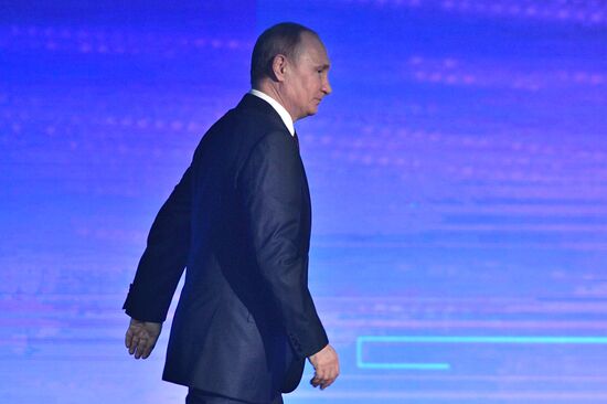 Russian President Vladimir Putin visits Yekaterinburg