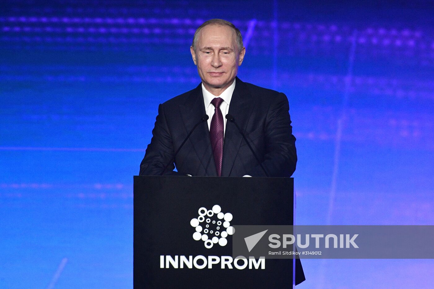 Russian President Vladimir Putin visits Yekaterinburg