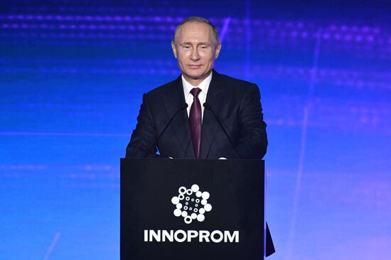 Russian President Vladimir Putin visits Yekaterinburg