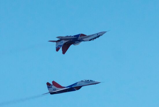 Celebrations mark Russian Aerospace Forces' 105th anniversary in St. Petersburg