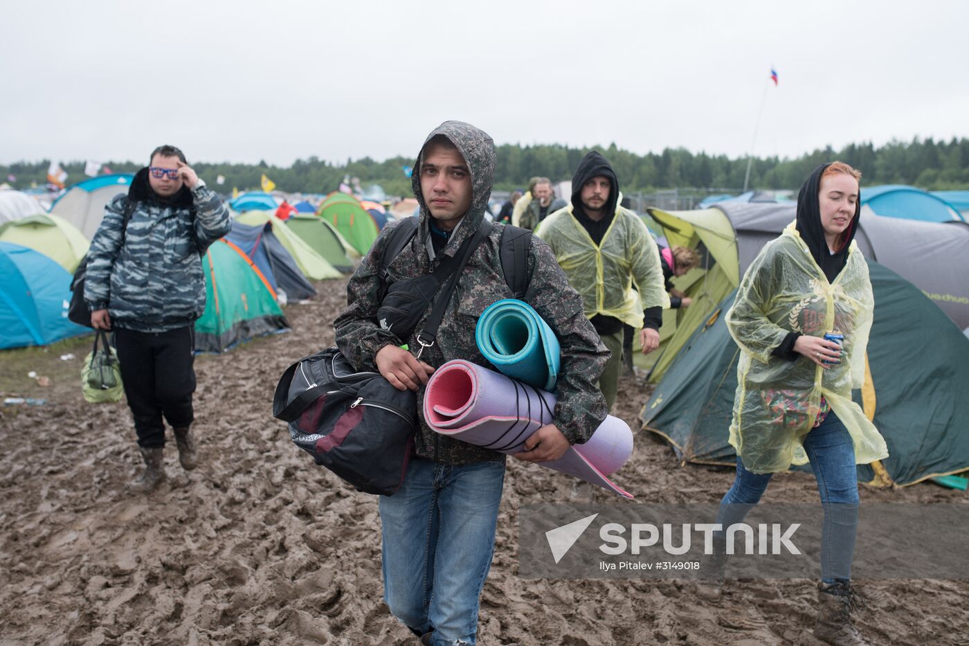 2017 Nashestviye rock music festival. Day three