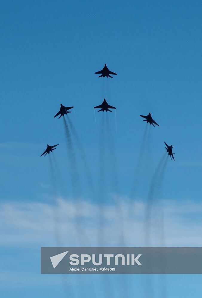 Celebrations mark Russian Aerospace Forces' 105th anniversary in St. Petersburg