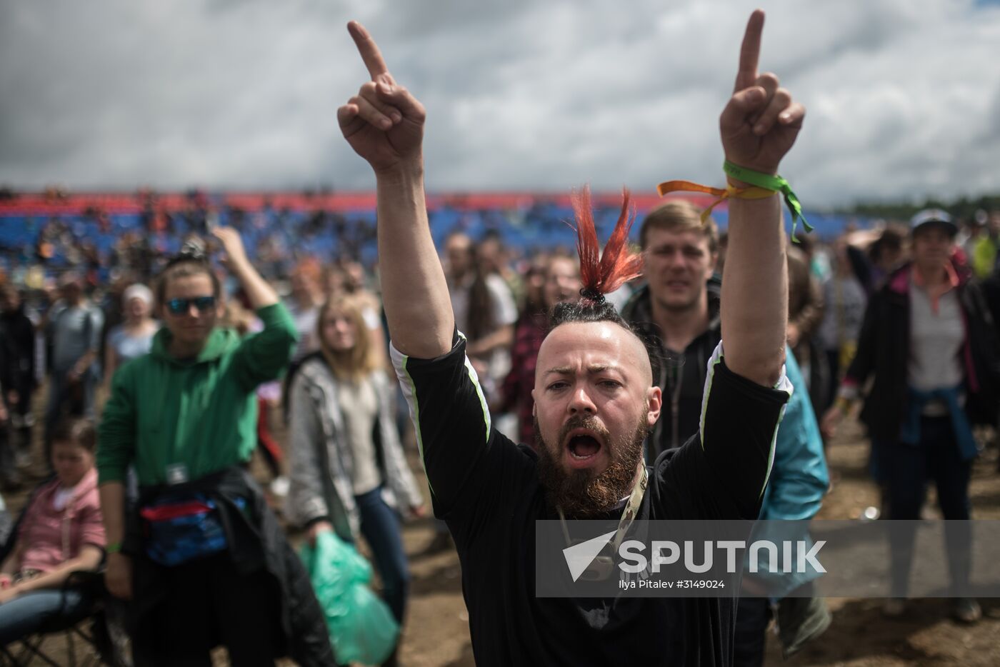 2017 Nashestviye rock music festival. Day three