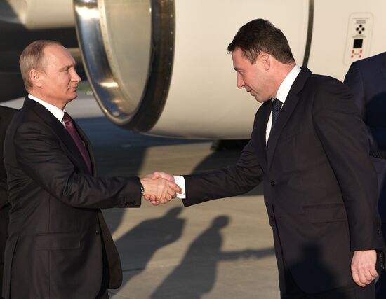 Russian President Vladimir Putin visits Yekaterinburg