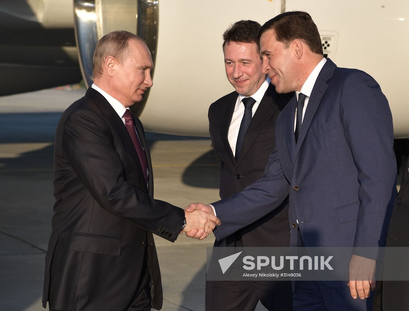 Russian President Vladimir Putin visits Yekaterinburg