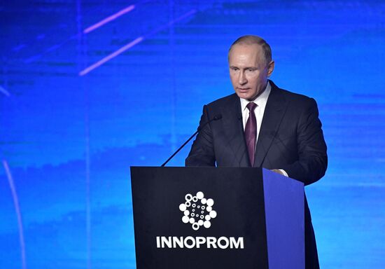 Russian President Vladimir Putin visits Yekaterinburg