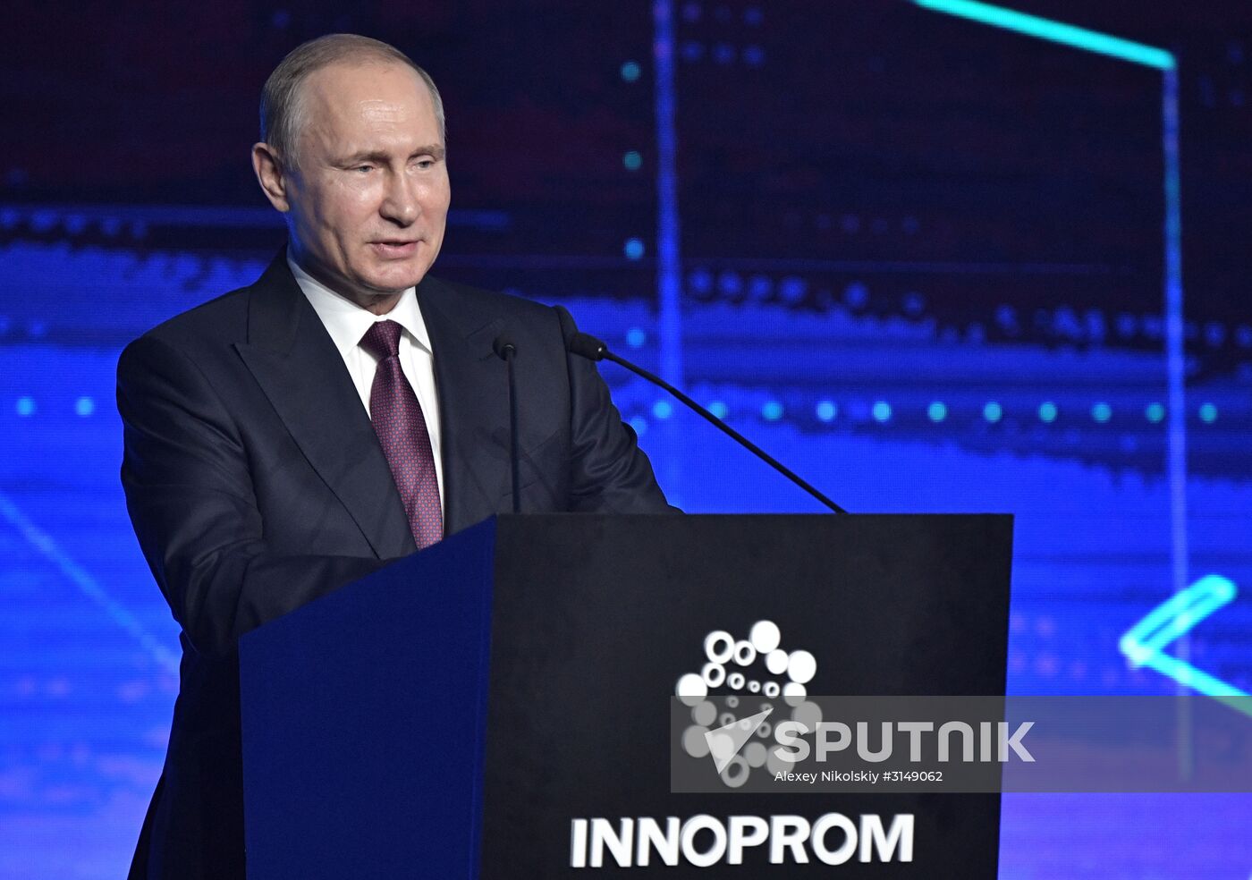 Russian President Vladimir Putin visits Yekaterinburg