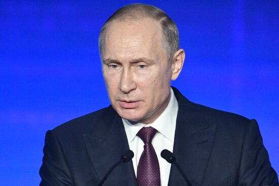 Russian President Vladimir Putin visits Yekaterinburg