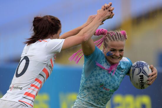 Rugby-7. European championship stage. Women