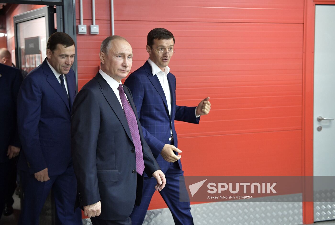 Russian President Vladimir Putin visits Yekaterinburg