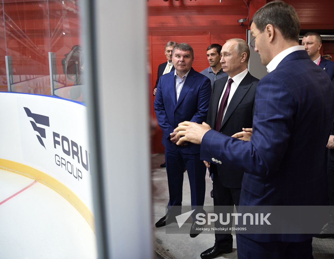 July 9, 2017. Russian President Vladimir Putin visits Datsyuk Arena Sports Complex in Yekaterinburg. Location: Russia, Yekaterinburg. Author: Aleksey Nikolskyi/Sputnik. Russian President Vladimir Putin visits Yekaterinburg
