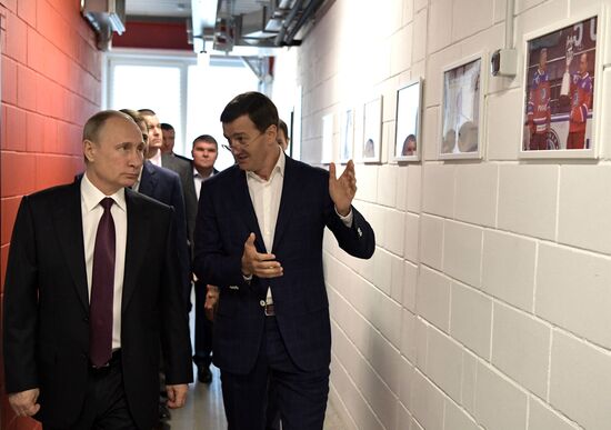 Russian President Vladimir Putin visits Yekaterinburg