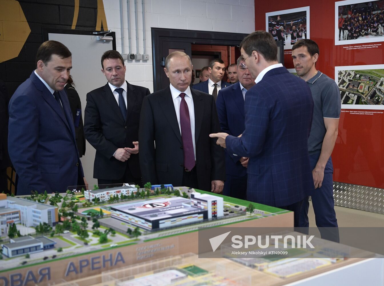 Russian President Vladimir Putin visits Yekaterinburg