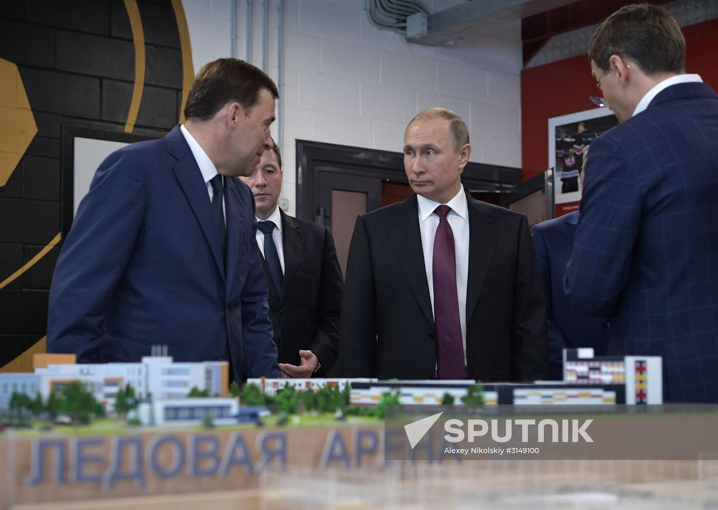 Russian President Vladimir Putin visits Yekaterinburg