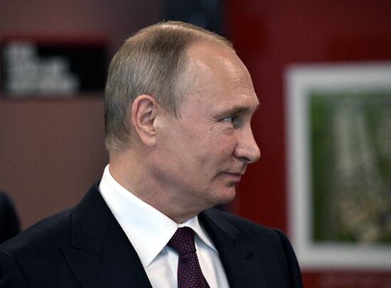 Russian President Vladimir Putin visits Yekaterinburg