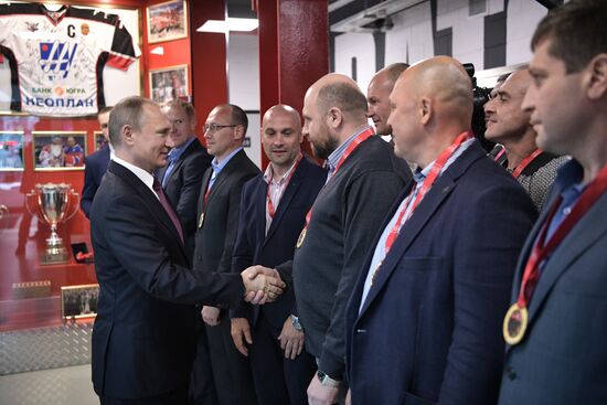 Russian President Vladimir Putin visits Yekaterinburg