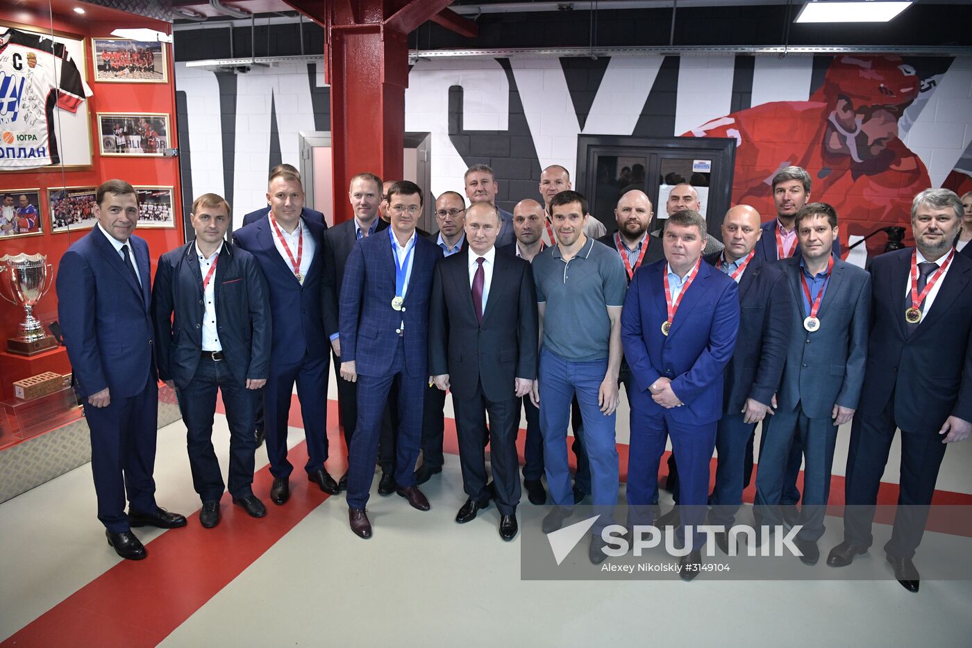 Russian President Vladimir Putin visits Yekaterinburg