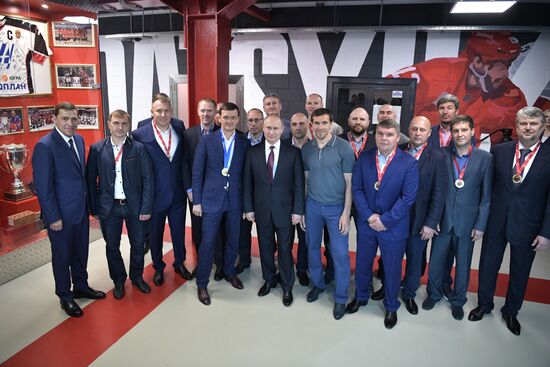 Russian President Vladimir Putin visits Yekaterinburg