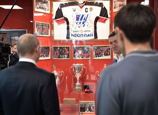 Russian President Vladimir Putin visits Yekaterinburg