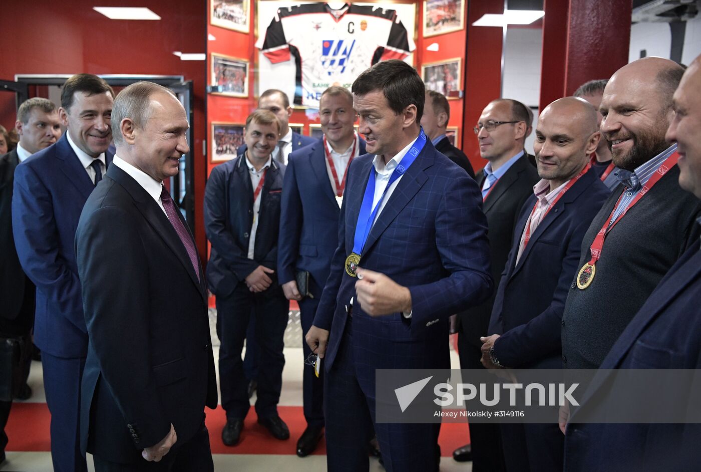 Russian President Vladimir Putin visits Yekaterinburg