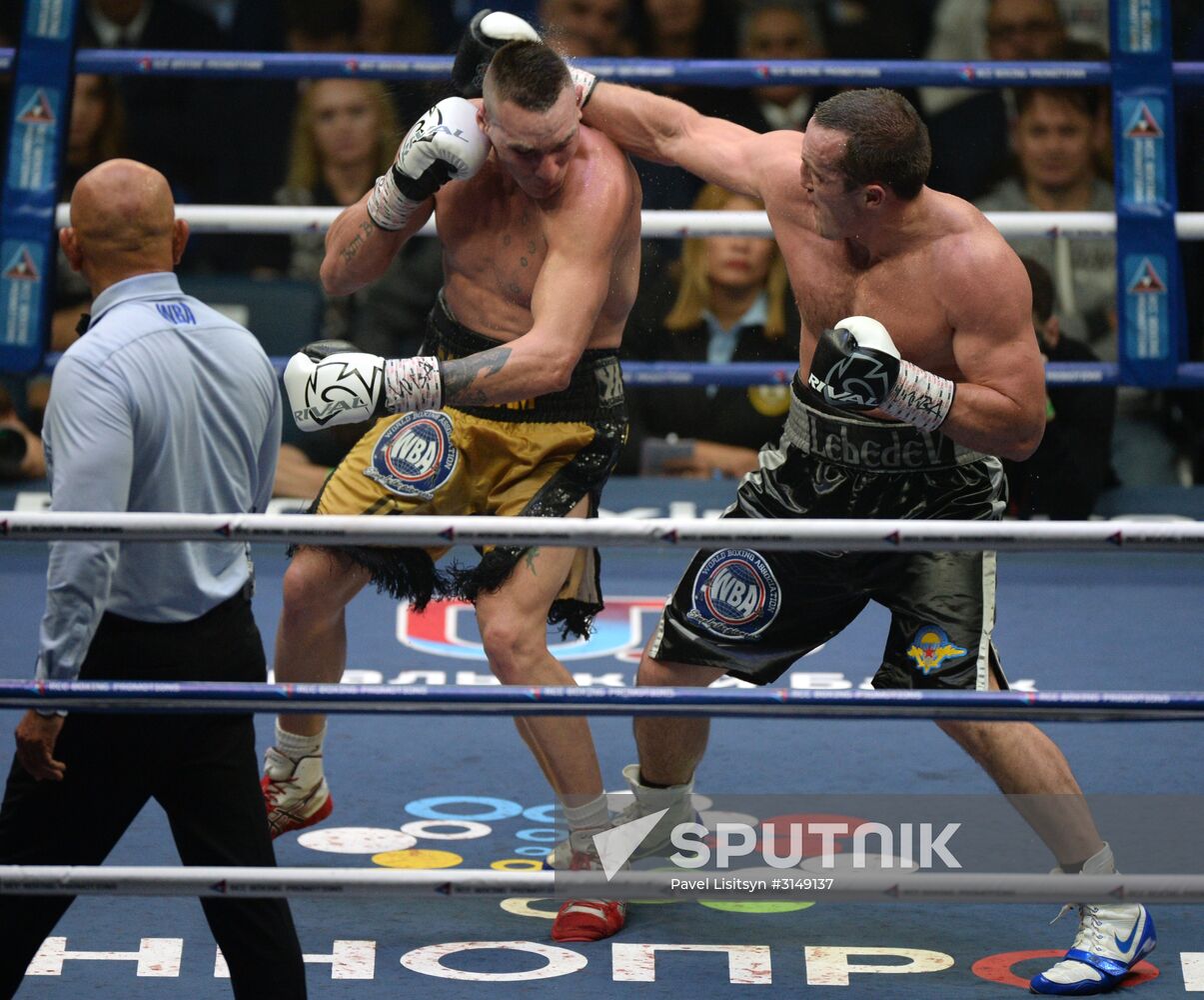 Boxing. Denis Lebedev vs. Mark Flanagan