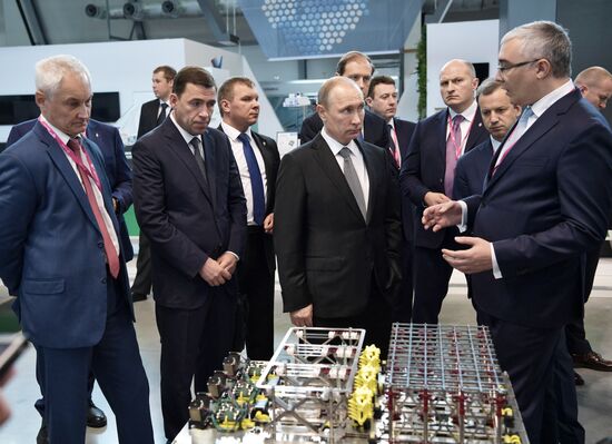 Russian President Vladimir Putin visits Yekaterinburg. Day Two