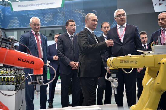 Russian President Vladimir Putin visits Yekaterinburg. Day Two