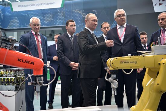 Russian President Vladimir Putin visits Yekaterinburg. Day Two