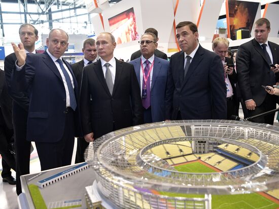 Russian President Vladimir Putin visits Yekaterinburg. Day Two