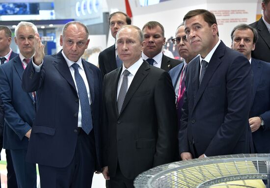 Russian President Vladimir Putin visits Yekaterinburg. Day Two