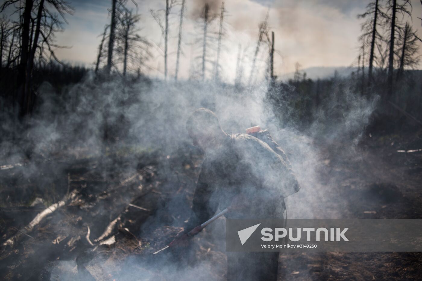 Forest fires in Buryatia