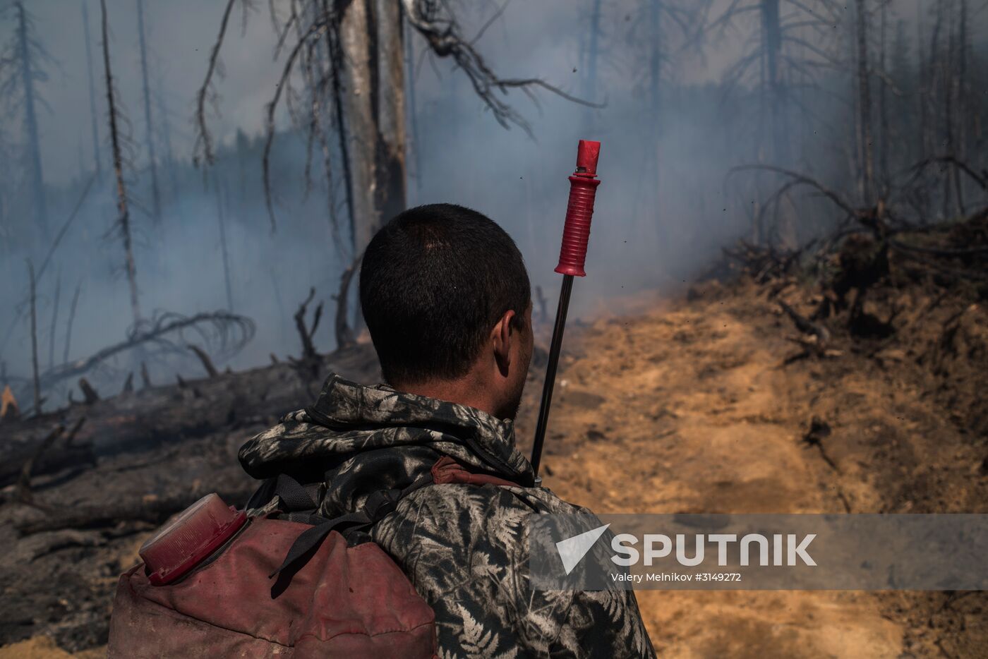 Forest fires in Buryatia